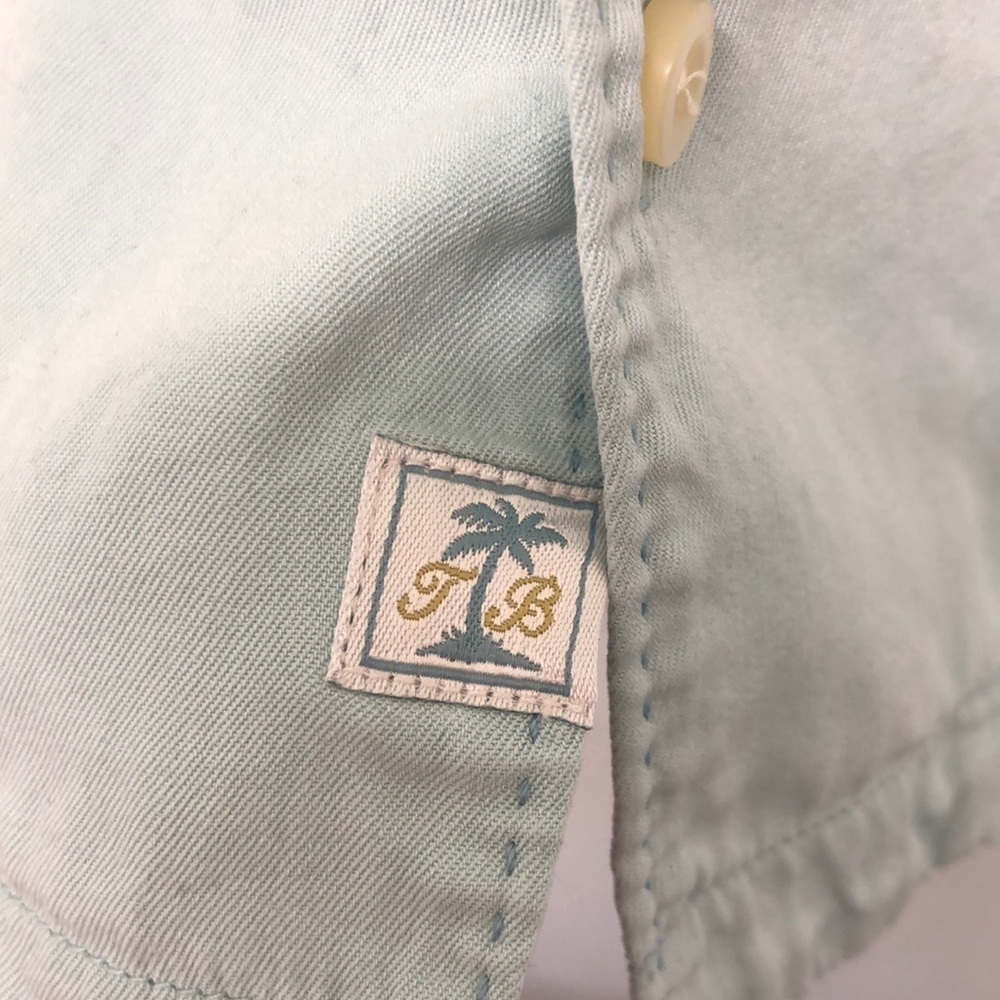 Tommy Bahama Green Silk Short Sleeve Men’s Shirt - Large - Picture 3 of 9